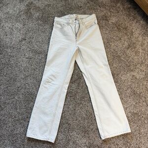 Mango Mid-Rise Straight Matilda Jeans Size 8